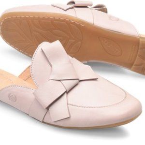 Born Caddo Soft Pink Mule Leather Bow Women 9